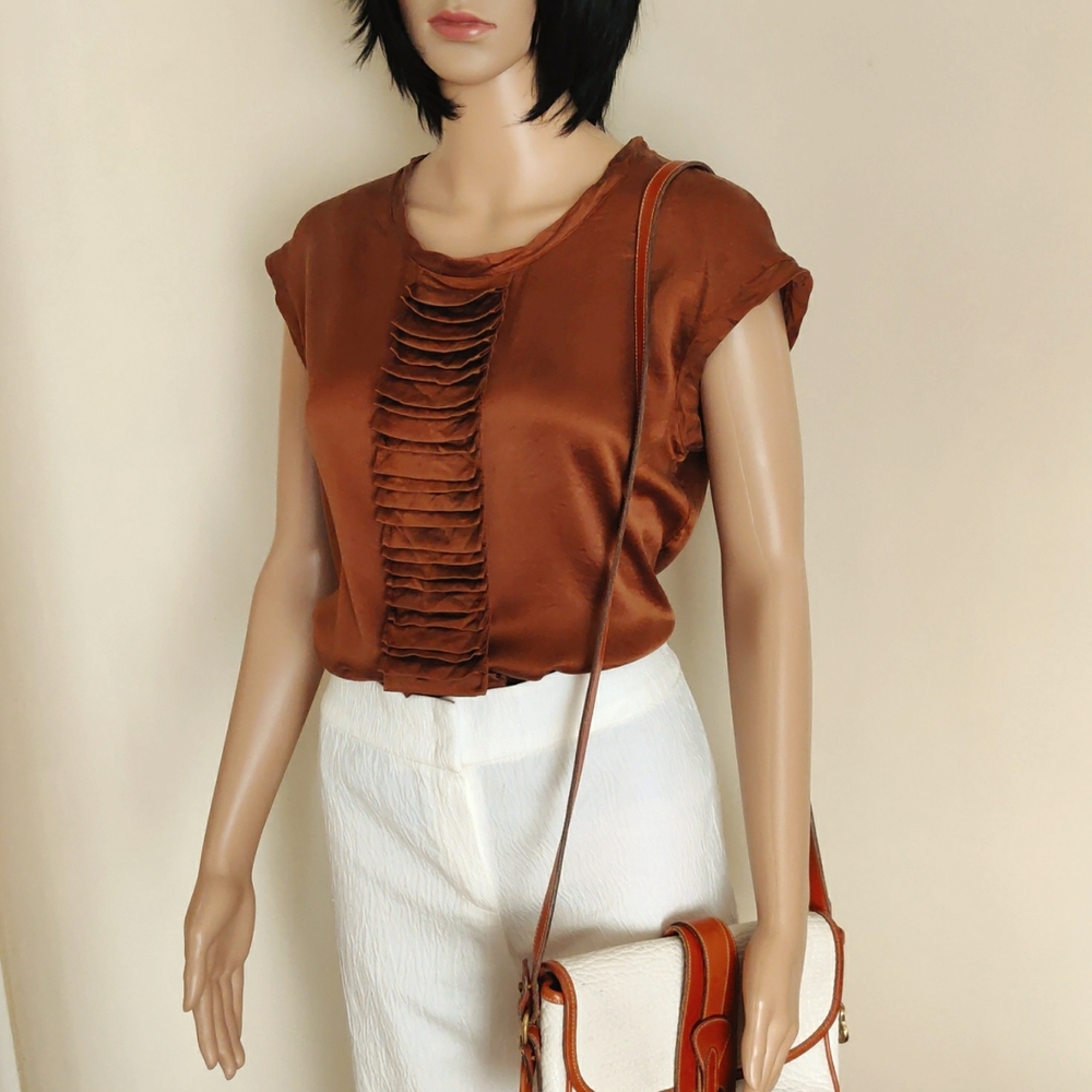 Yves Saint Laurent (YSL) vintage top 100% silk in Medium